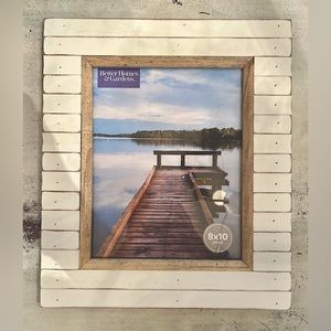8x10 Cream Decorative Wood Picture Frame